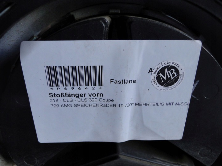 фото №16, Mercedes бампер переднее amg pts 799 cls 218 рестайлинг