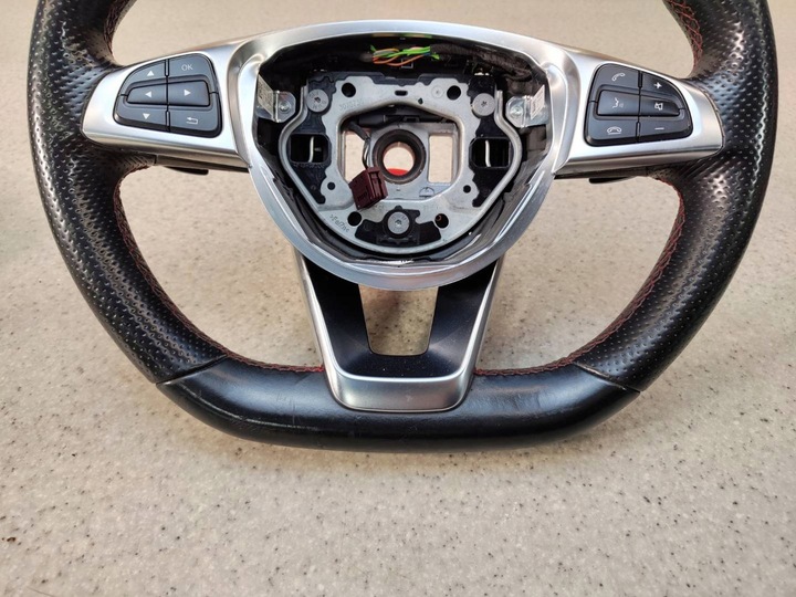 фото №7, Кермо зрізана шкіра пелюстки мультифункція mercedes cla w117 c117