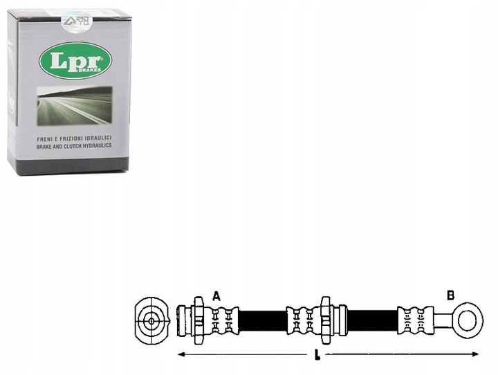 фото №1, Lpr шланг гальмівний t primera p11 96- l