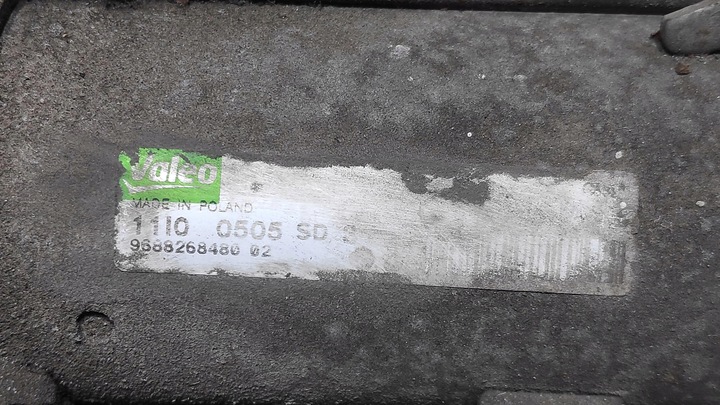 фото №6, Стартер 1.6ehdi citroen ds3 9688268480