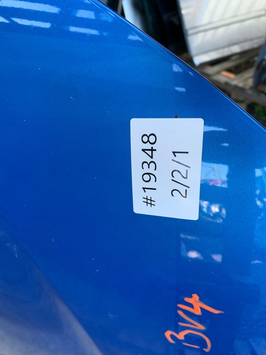 фото №9, Nissan almera n16 капот кришка двигуна синій