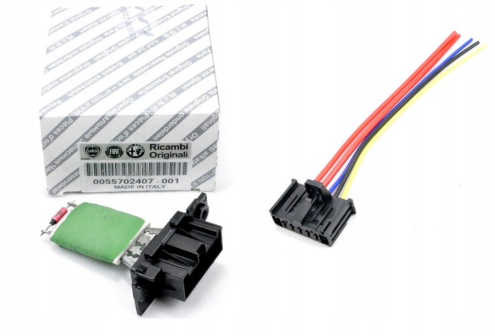 фото №1, Резистор вентилятор + штекер citroen jumper peugeot boxer fiat ducato 2006-