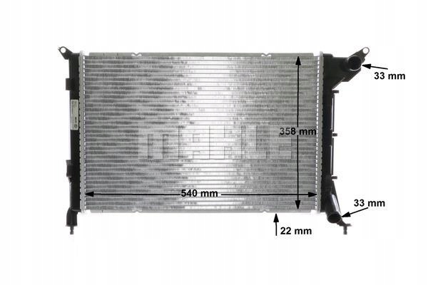 фото №9, Радіатор mini one 1.6i 16v 01- mahle cr 1470 000s радіатор, система
