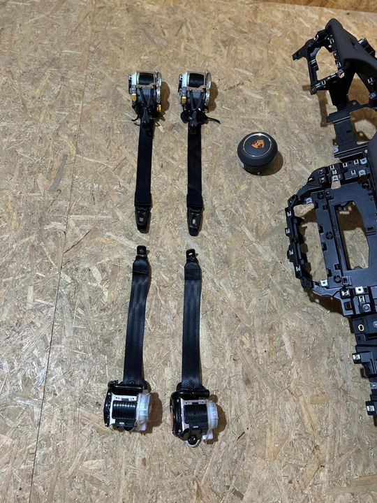 фото №5, Консоль панель подушка безопасности ремни porsche macan рестайлинг 2021- оригинал