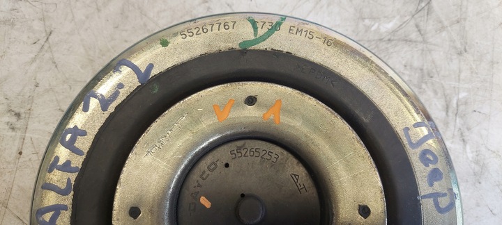 фото №5, Jeep wrangler alfa 2.2 колесо ременное 55267767