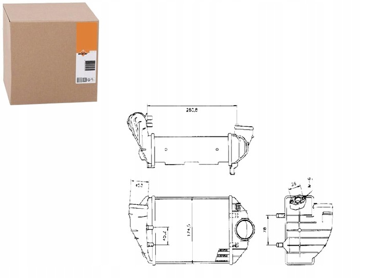 фото №9, Интеркулер vw passat 2,5tdi 97- левый a4/superb
