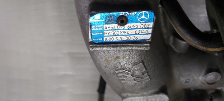 фото №5, Mercedes sprinter w906 2.2 cdi a6510906080003 турбонагнітач