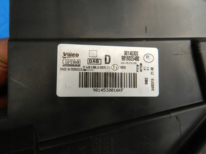 фото №15, Запчастини | combo e фара правий лампа права перед 90145300