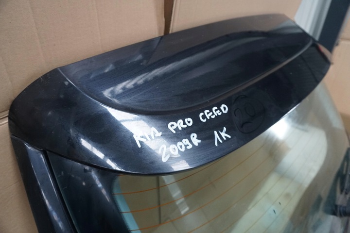 фото №3, Kia pro ceed i крышка багажника 1k стекло спойлер 2009год proceed