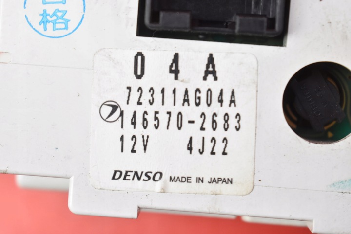 фото №9, Панель управление воздуховод климат 72311ag04a subaru legacy 4 iv 03-09
