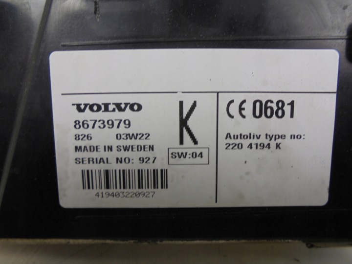 фото №12, Volvo s80 klwaiatura телефона вкладка карты sim 30752242
