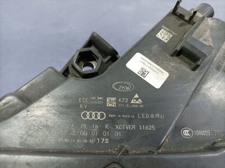 фото №12, Audi q7 ii 4m лампа фара левый полный led eu 4m0941033