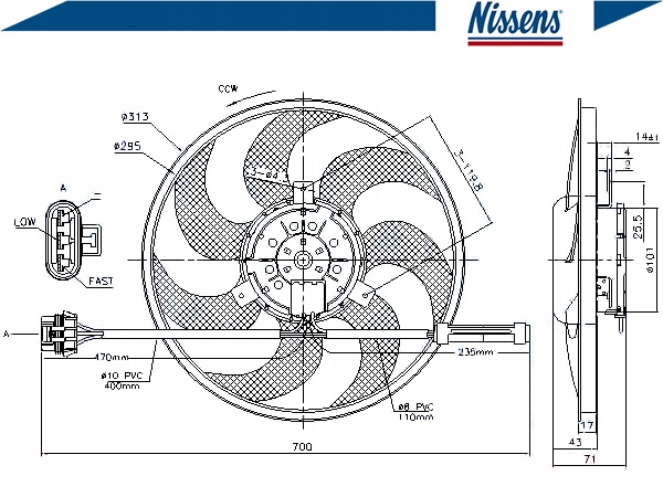 фото №2, Вентилятор радиатор vauxhall vectra 2.2 dti 16v