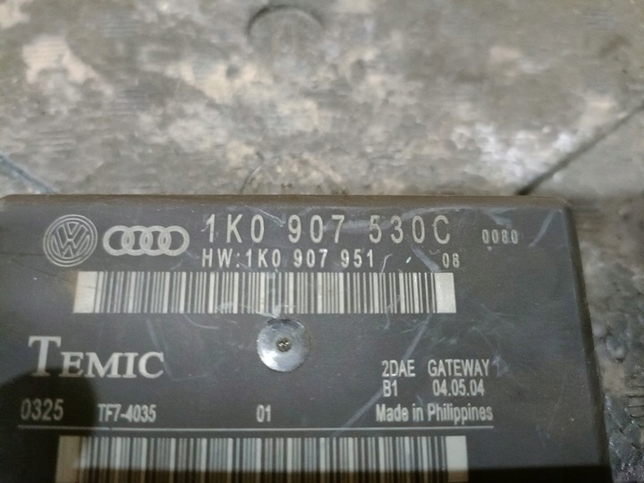 фото №4, Модуль шлюз vw/audi 1k0907530c