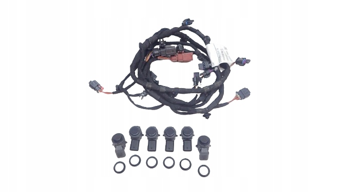 фото №1, Новая жгут 6 pdc радар vw passat 3j0971095p + датчики