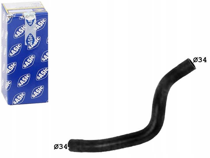 фото №1, Шланг радиатор opel meriva 1,7dti 03- sasic