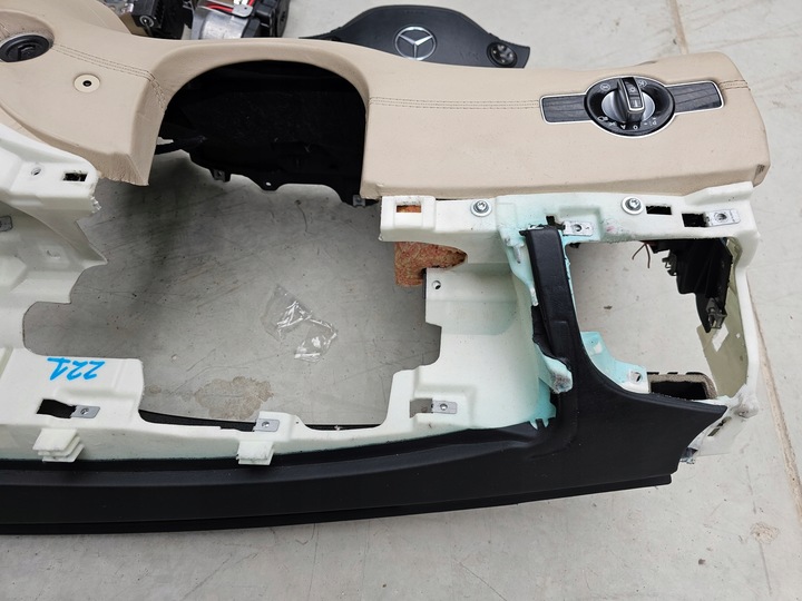 фото №8, Панель консоль подушка безопасности ремни mercedes s-klasa w221