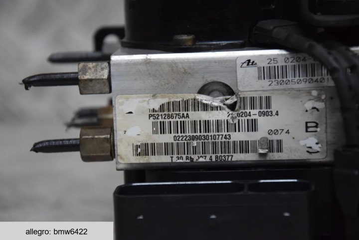 фото №5, Jeep cherokee kj 2.5 crd блок керування abs 56044240aa