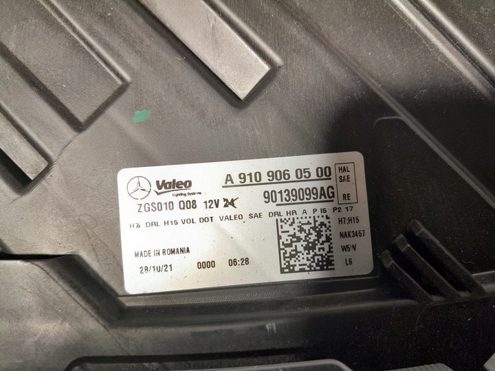 фото №8, Mercedes sprinter w910 лампа правый перед a9109060500