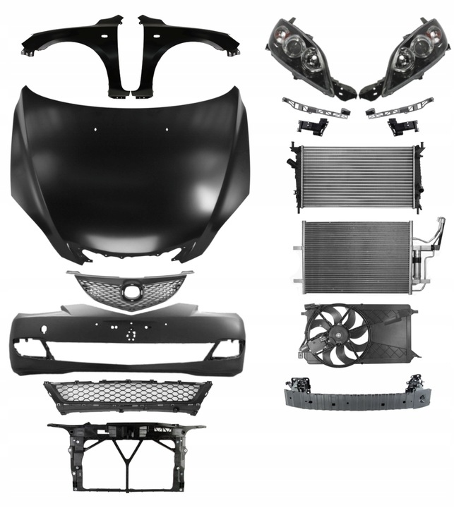 фото №1, Mazda 3 хэтчбек 06-09 капот бампер крыло pas