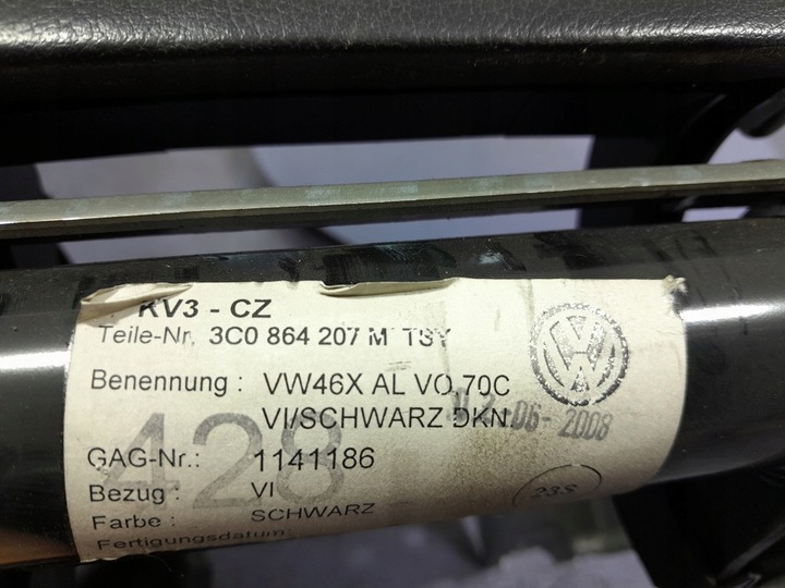 фото №6, Vw passat b6 підлокітник шкіра 3c0864207m