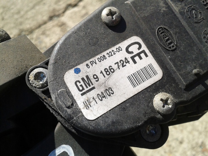 фото №5, Потенціометр газу opel signum 2.2 dti 9186724ce