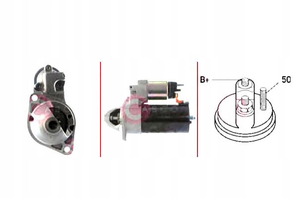 фото №1, Casco стартер mercedes a 160 cdi 168.007 w16