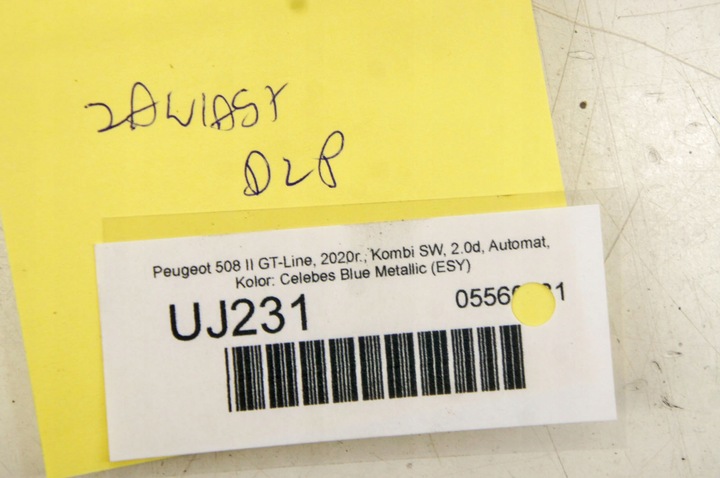 фото №5, Uj231 peugeot 508 ii петли дверь левый перед celebes синий metallioc esy