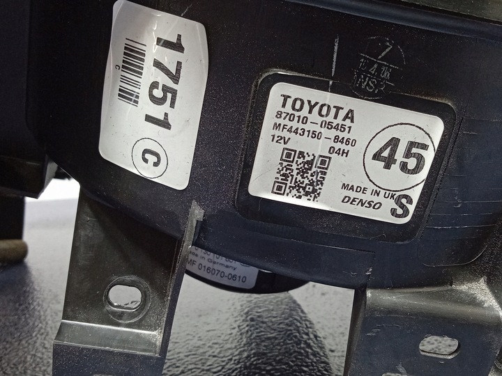 фото №6, Toyota avensis t25 1.8 vvti обігрівач повітродувка eu