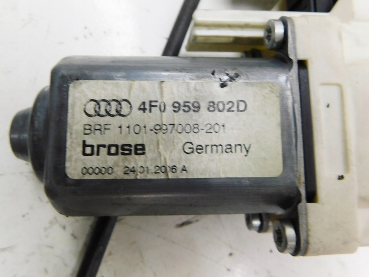 фото №8, Подъемник стекла правый перед 4f0837462 4f0959802d - audi a6 c6 eu
