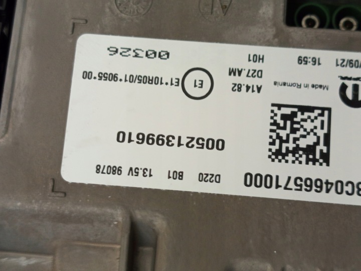 фото №11, Fiat oem номер 00521399610 a3c0466571000 500e дисплей мультимедійної системи (екран, монітор) панель приладів