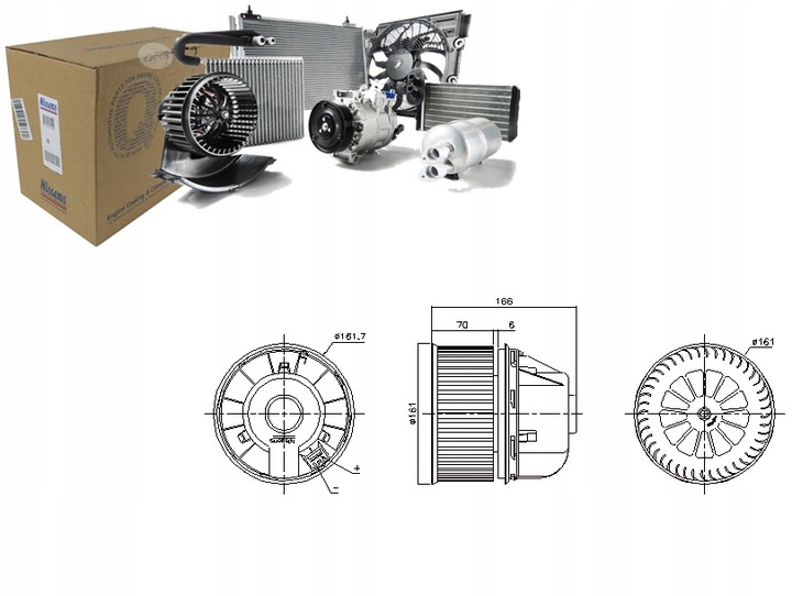 фото №1, Вентилятор вентилятор ford c-max ii focus iii grand c-max kuga ii