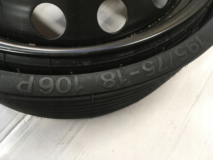 фото №11, Запасне докатне колесо (докатка) докатка audi vw 18" надувні 7l0601027a