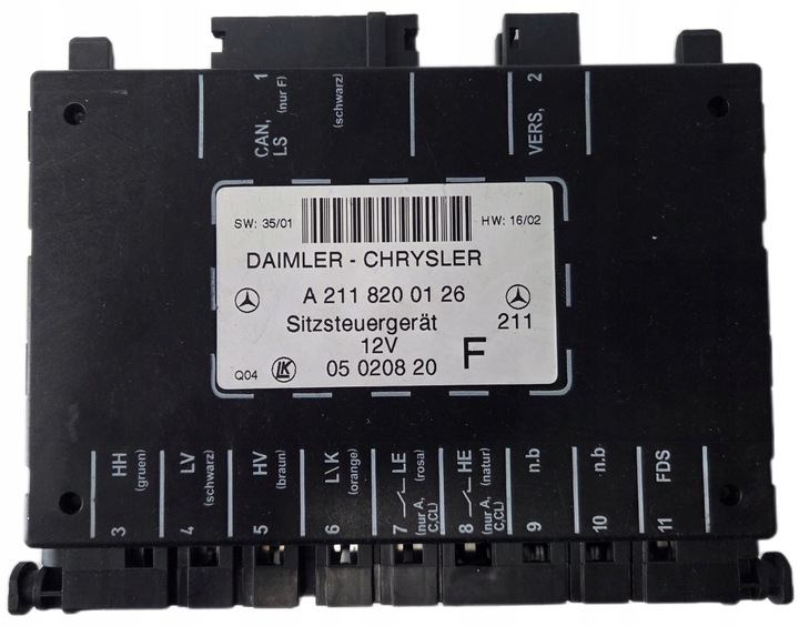 фото №1, Модуль сиденья mercedes a2118200126
