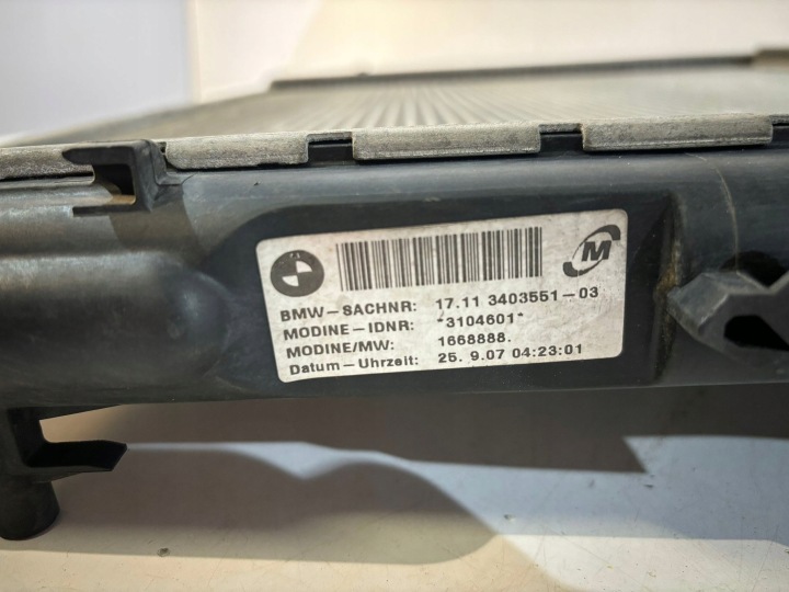 фото №5, Bmw x3 e83 радиатор основний  3403551 - 14069