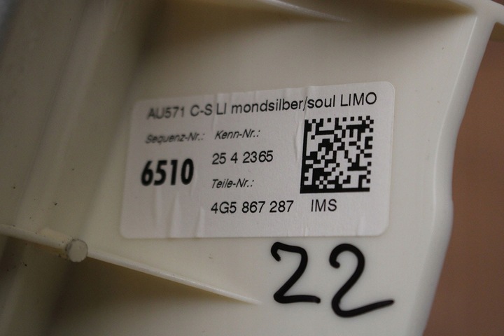 фото №11, Audi a6 sedan стойка c 4g5867287 4g5867288 4g5 867