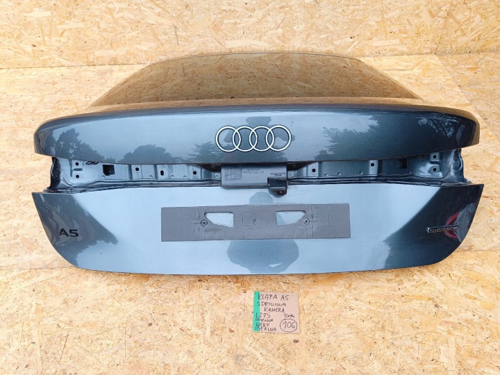 фото №6, Audi a5 b10 8b3 sportback kpl кришка багажника зад 2024r lz7s камера ідеальна