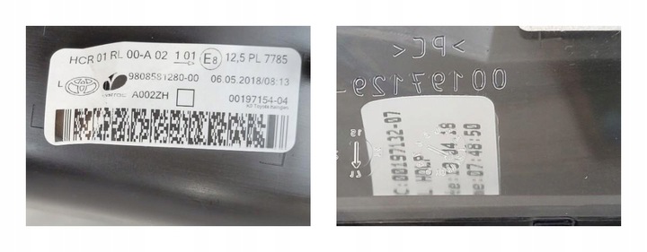 фото №16, Лампа левая перед toyota proace ii 2016- 9808581280-00