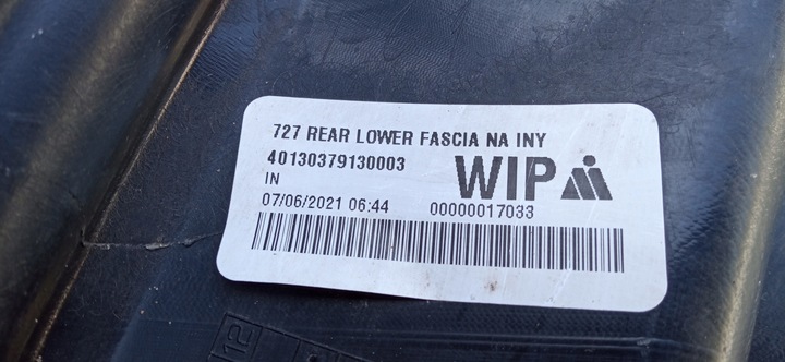 фото №13, Ford mustang mach-e 21- дифузор накладка спойлер бампера зад lj8b-17f954-a