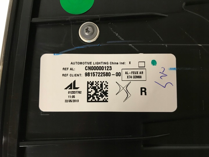 фото №5, Citroen ds7 ds 7 crossback 17-22 лампа задняя правая led европа хром