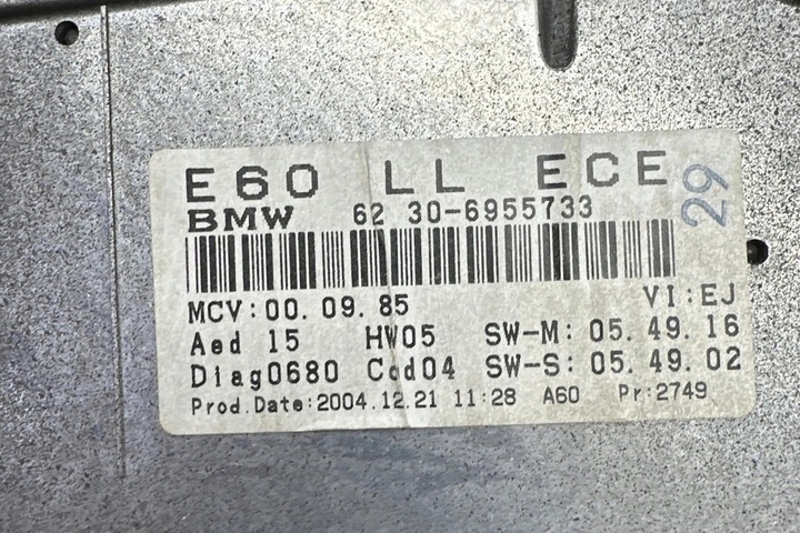 фото №9, Дисплей head-up bmw 5 touring e61 6955733 3.0l дизель 2005