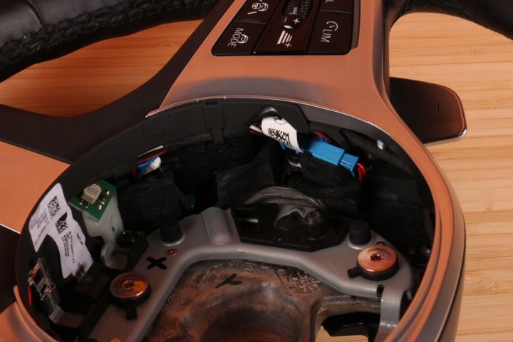 фото №9, Bmw g30 g31 g32 g11 g12 g15 x5 g05 кермо м-пакет пелюстки вібрація