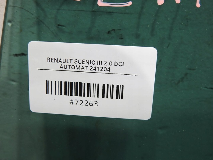 фото №4, Стекло дверь левый зад renault scenic iii