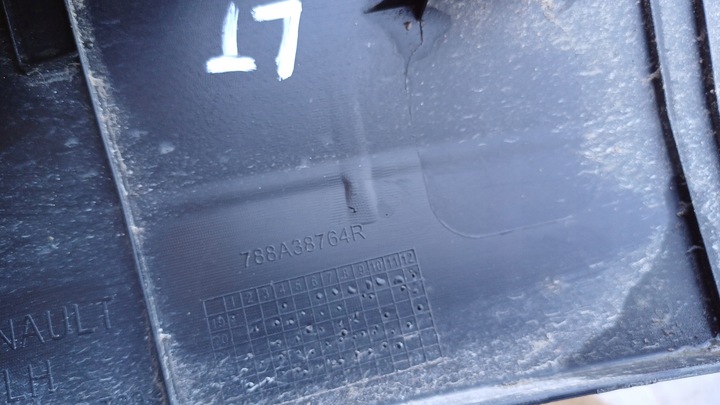 фото №9, Dacia spring планка крыльев левая зад задняя 788a38764r