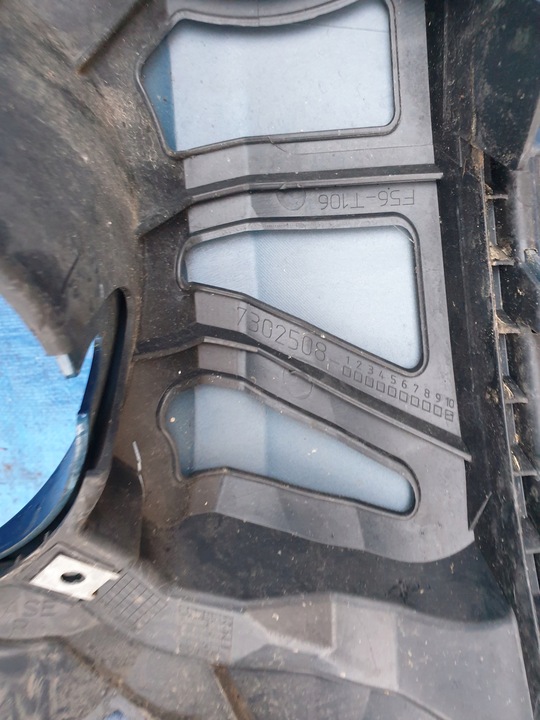 фото №10, Mini one f56 бампер переднє перед решітка радіатора рамка