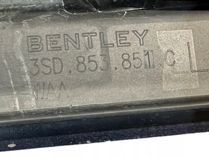 фото №10, Bentley continental gt gtc поріг накладка планка порогова lh 3sd853851c