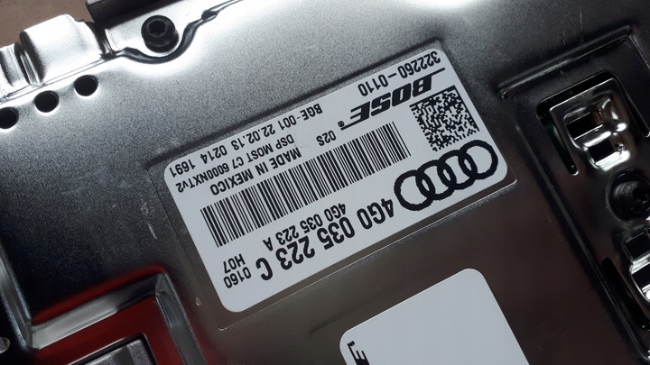 фото №8, A6 c7 4g підсилювач bose аудіо 4g0035223c s6 a7 s7