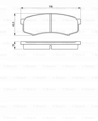 фото №16, Bosch тормозные колодки тормозные toyota зад land cruiser 986 424 313