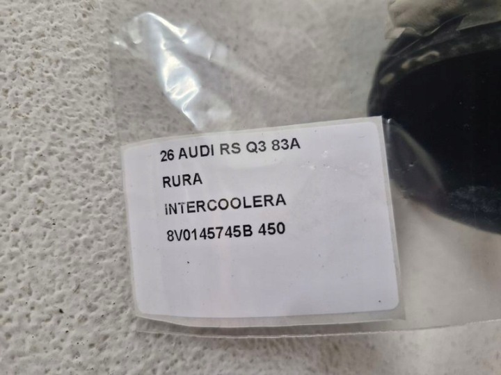 фото №6, Audi rsq3 rs3 8v 2.5 tfsi шланг труба трубка  інтеркулер 8v0145745b