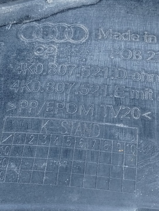 фото №16, Бампер зад audi a6 c8 4k s-line sedan 4k0807521d 4k0807521 4k0807521e